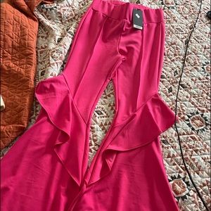 Pink Bell bottoms nwt